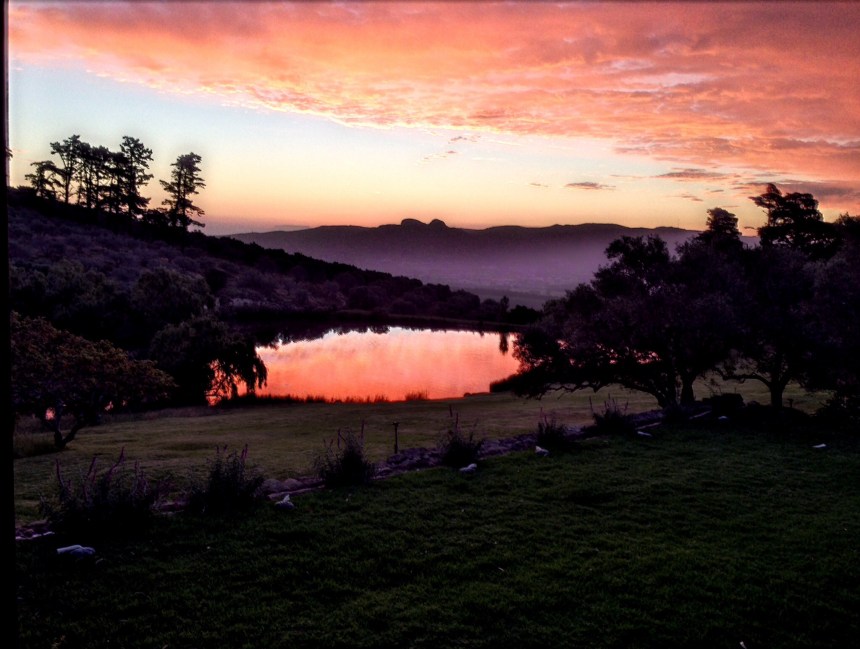 Sunset in the Western Cape